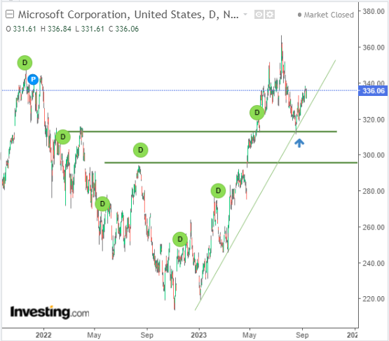 Microsoft Stock Daily Chart