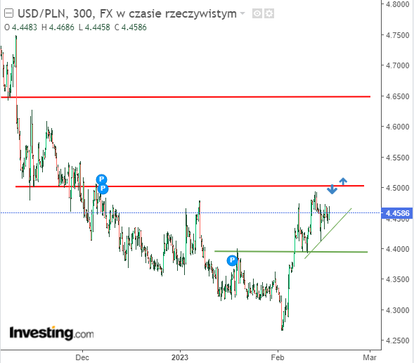 Jak rynki zareagowały na dane inflacyjne? USDPLN powróci powyżej 4,50?