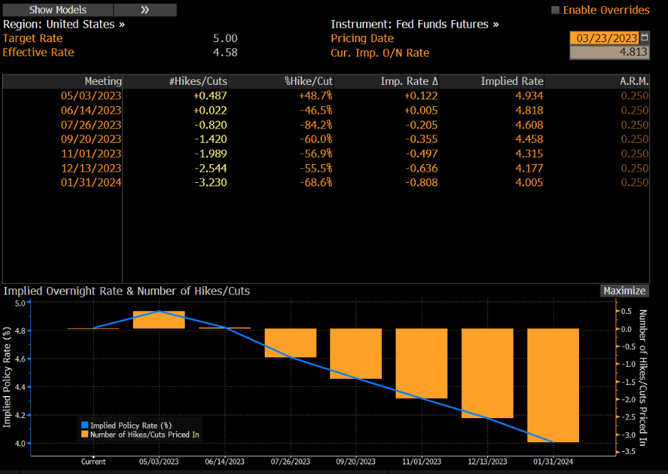 Fed Funds Futures Market Expectations