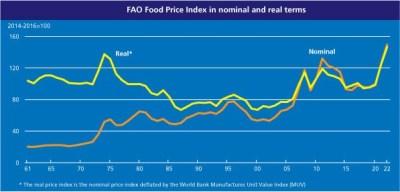 Światowy spadek cen żywności