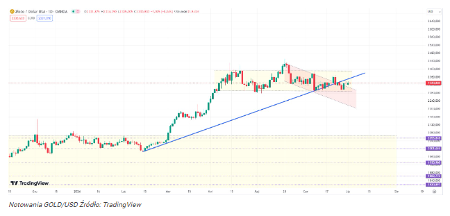 Inwestorzy wracają do złota! Prognozy GOLD/USD mówią nawet o 3000 