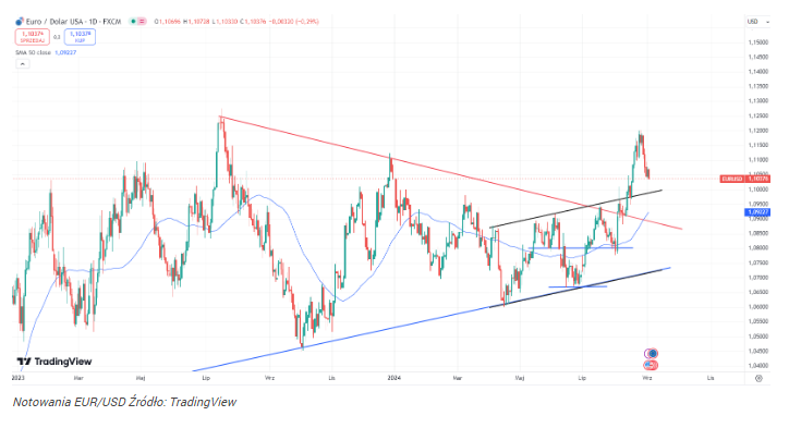 Kurs euro znalazł ważne wsparcie. Duży bank zmienia prognozy EURUSD