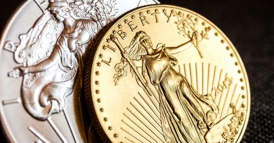 Analiza ceny srebra, gdy stosunek złota do srebra spada do 84 USD