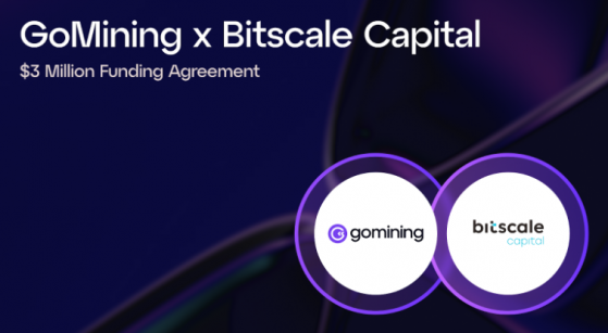 GoMining zabezpiecza inwestycję o wartości 3 milionów dolarów od Bitscale Capital w celu rozszerzenia innowacyjnego protokołu wydobywania Bitcoinów